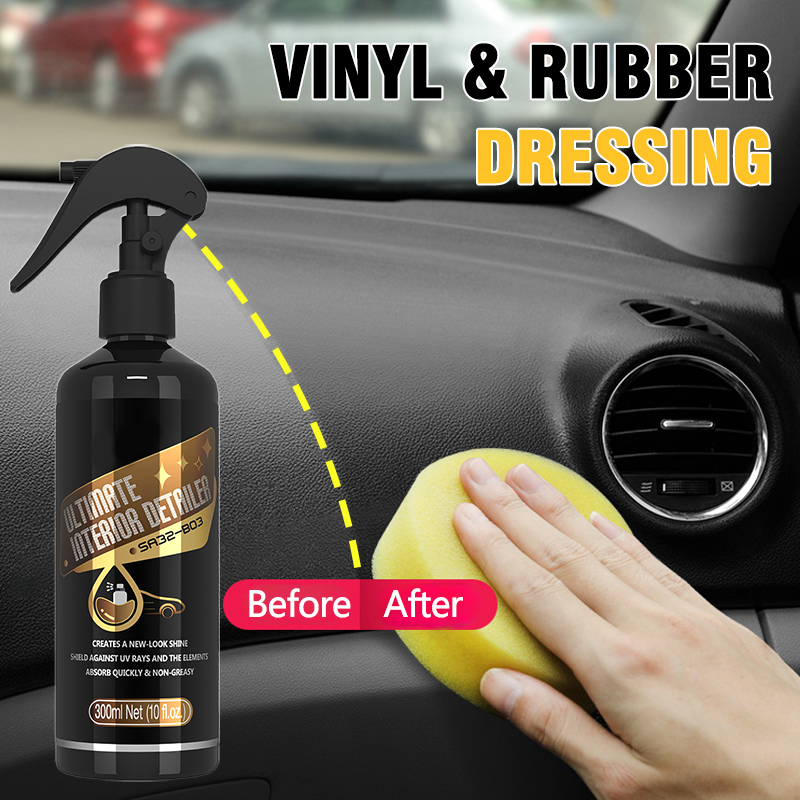 Trim Restorer Plastic - Auto-Kunststoff-Trimmreparaturmittel – Black Shine Restorer, Leder-