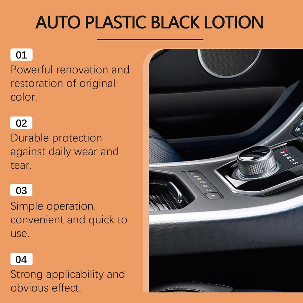 100/200ml Auto-Kunststoff-Auff – Trim Restorer Plastic Bewertung und Preis